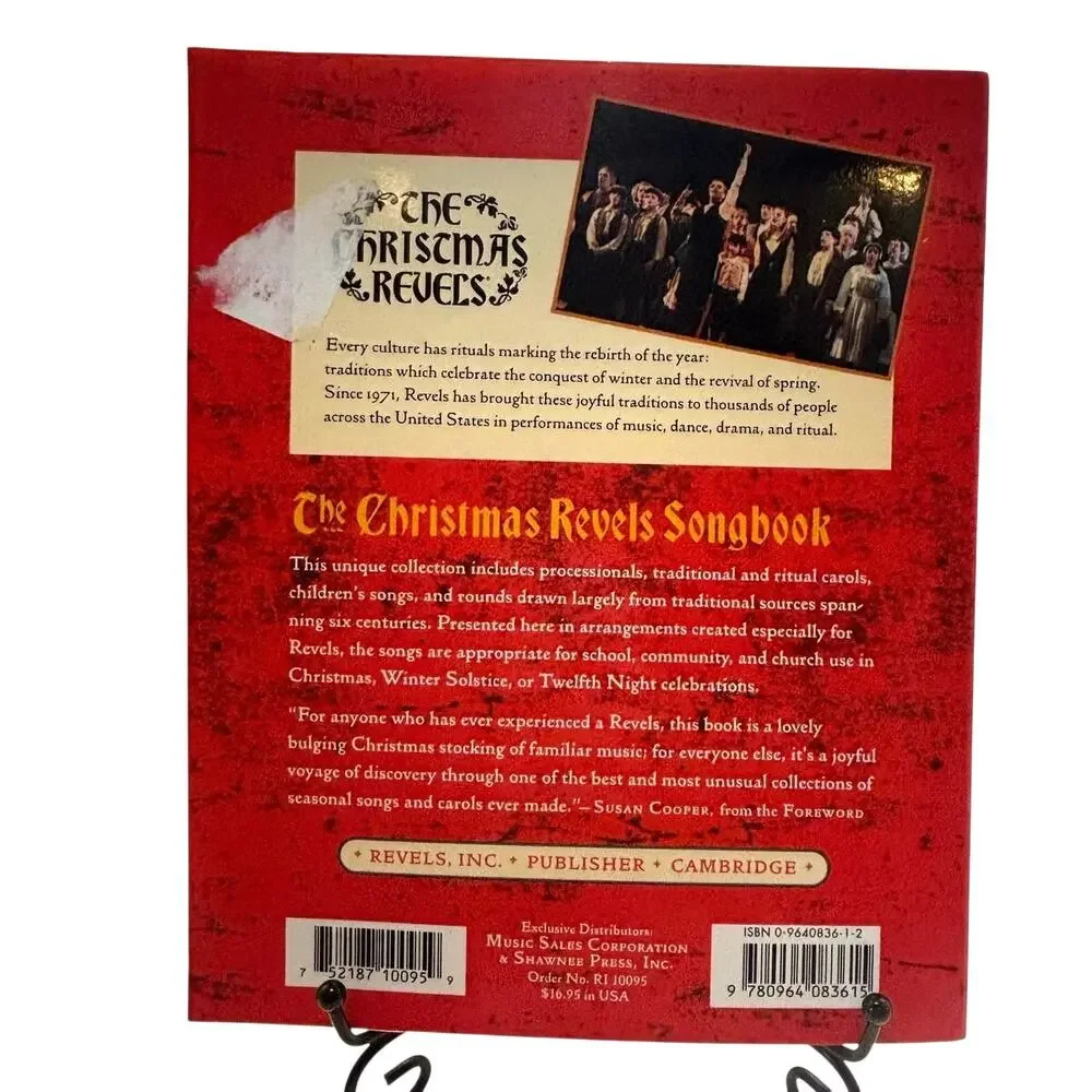 1995 The Christmas Revels Songbook, of Winter Solstice, Langstaff, PB